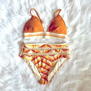 Forever21- Mustard 2-piece bikini set